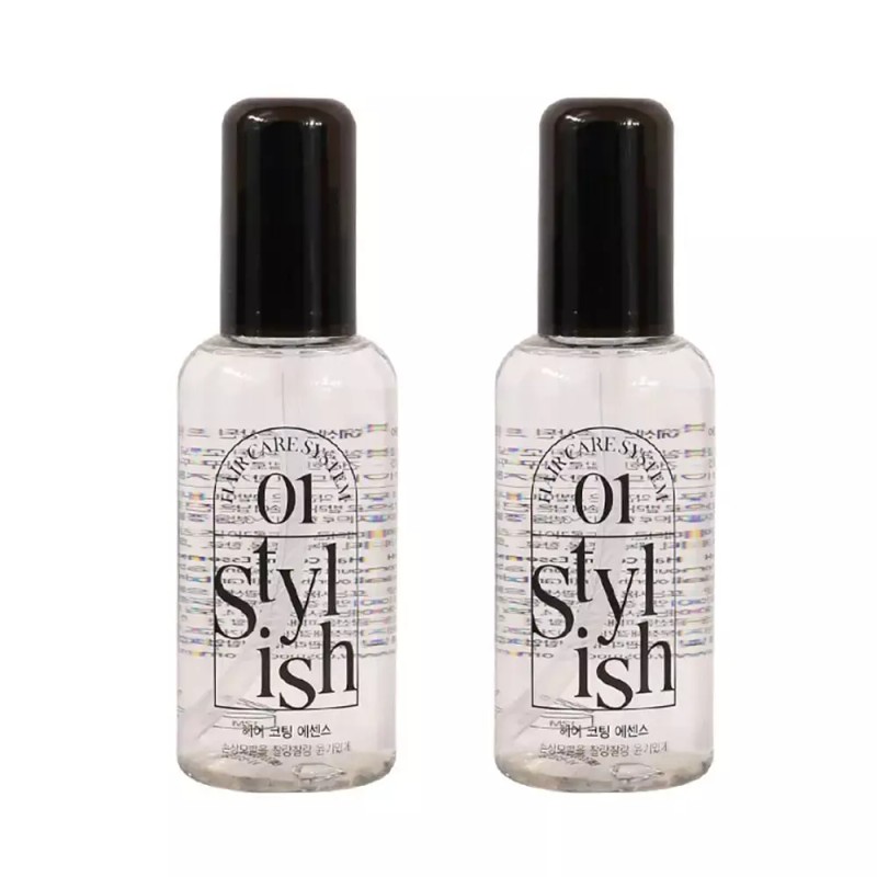 찰랑찰랑 뭉치지 않게 손상모발 헤어에센스 110ml 2개 Non-Sticky Hair Essence