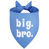 Agroon Big Brother Dog Bandana Blue Large 1PCS, Adjustable Triangle