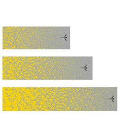 White Water Archery Yellow Spray Paint Spatter Reflective Arrow Wraps 15 Pc Pack Choose Length Width (4, 1)