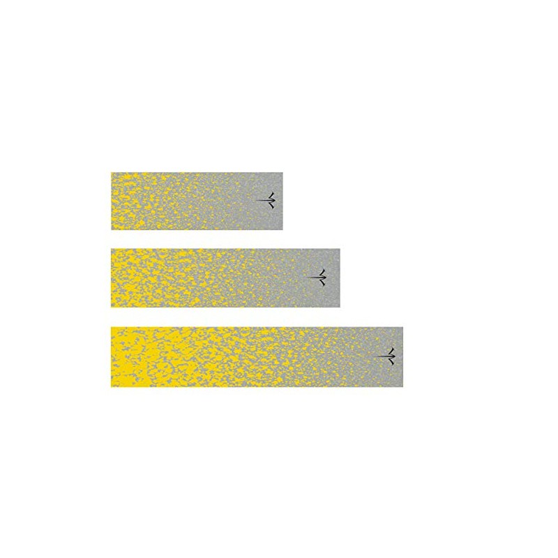 White Water Archery Yellow Spray Paint Spatter Reflective Arrow Wraps