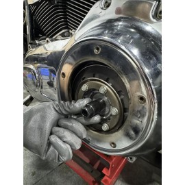 CB Clutch Adjuster Nut Tool For Harley Davidson Softail Dyna Big Twin 11/16" Wrench