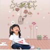DaraBaby Vinil Decorativo Pajaro Feliz En Jaula Retro Estancia Sala