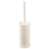 mDesign Toilet Bowl Brush and Holder - Covered Bathroom Brush