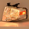 HECASA Left Headlight Assembly Compatible with 2007-2014 Ford Expedition Replacement