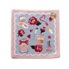 Faylor Eternal Heroine Handkerchief Towel, Pink, 9.8 x 9.8 inches