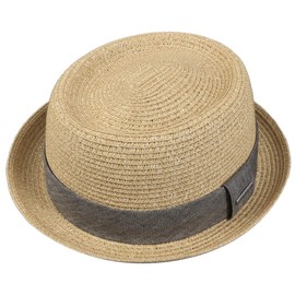 Stetson straw hat Pork Pie Robstown Toyo | sun hat women's / men's | beach hat made of Toyo straw with sun protection 40 | Fedora spring/summer | sun hat -