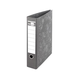 Lever Arch File liderpapel A4 Carton Lined without Rado 80 mm Spine Black Compressor Metalico