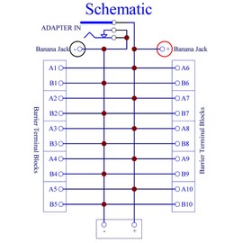 HCDC 20Amp 2x10 Position Barrier Terminal Block Distribution Module for AC DC