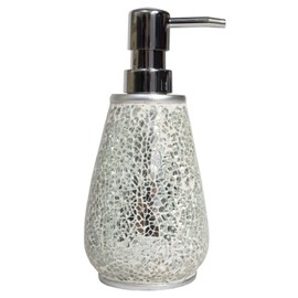 Sweet Home Collection Bathroom Accessories Collection Unique Decorative Beautiful Designs Bath Décor, Lotion Pump/Soap Dispenser, Glamour(Pack of 1)