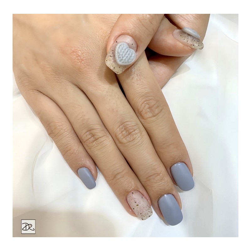 Next day delivery⭐Red heart knit nail⭐ / 다음날 발송⭐레드하트 니트네일⭐