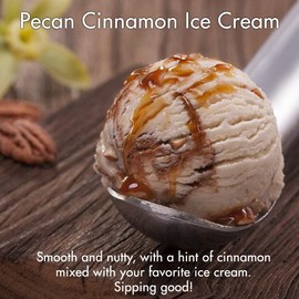 Door County Coffee, Pecan Cinnamon Ice Cream, Pecan, Cinnamon and Vanilla Flavored Coffee, Medium Roast, Ground Coffee, 10 oz Bag