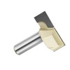 sourcing map Bottom Cleaning Router Bit 2" Diameter 1/2" Shank