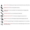 9 PCS Drain Snake Drill Attachment,Drain Cleaner Combination Cutter Head,Root