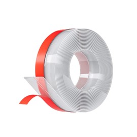 Pluden 10FT Weather Stripping Door Seal - 2" Silicone Door Draft Seal Tape for Gaps Under Door Weatherstripping Sweep Stopper for Bottom of Shower Door/Sliding Glass Door