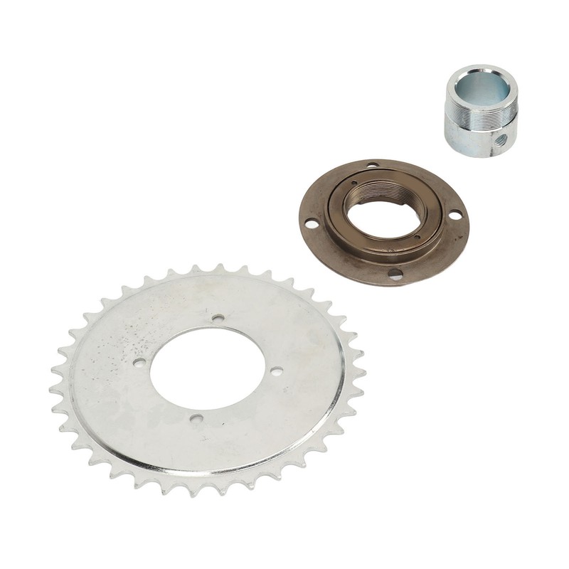 410 Sprocket Toothless Flywheel Kit with Silver Adapter Steel Light