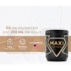 Glutamina Suplemento 500g Maxi Protein 100servicios En Polvo