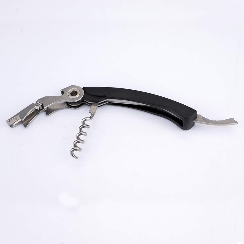 Vacu Vin Waiter`s Kellnermesser, Edelstahl, Schwarz, 18x4x4 cm