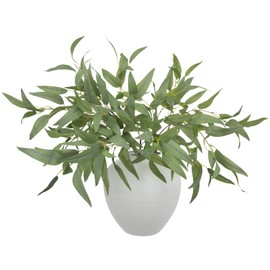 6PCS Realistic Faux Eucalyptus Leaves Branches for Tall Floor Vase