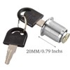 KOKOBASE 2-Pack Zinc Alloy Cam Lock Set - Secure Drawer