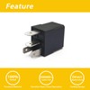 GROBARPART 2 Packs 8DM-81950-11-00 Relay 4 Terminal Compatible with Yamaha