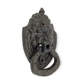 Lion Cast Iron Door Knocker Door Fitting in Country House Style Knocker 17 x 10 x 4 cm