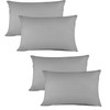 Hachette Pillow Cases 4 Pack Egyptian Cotton 200 Thread Count