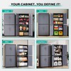 SISESOL Metal Storage Cabinets with Doors and Shelves,71" Metal Garage