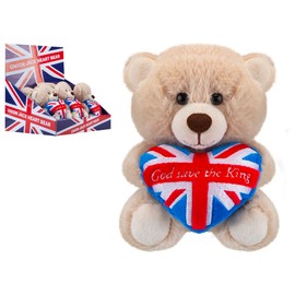 PMS God Save The King Union Jack Teddy Bear 6 Inch King Charles Coronation