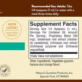 Nature's Sunshine Equinacea  59ml Nature´s Sunshine Echinacea