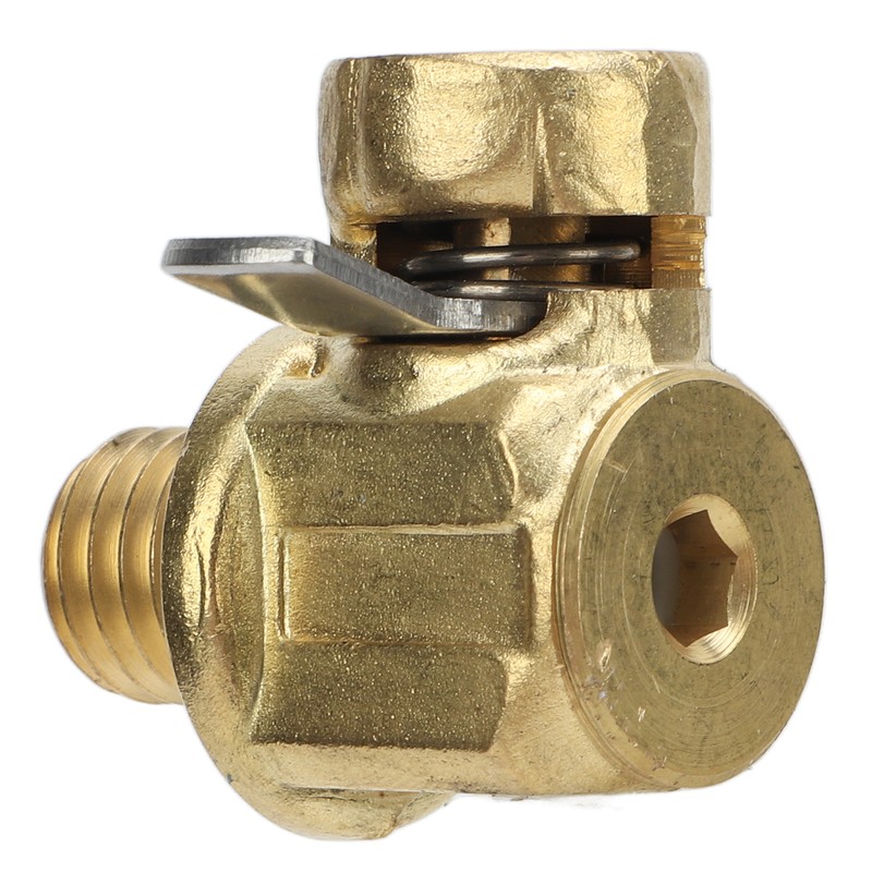 Engine Oil Drain Valve M12‑1.75 Connector Quick Brass Stainless Steel