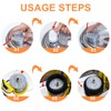 16 Pcs Cat Water Fountain Filters 8 Pcs Activated Carbon