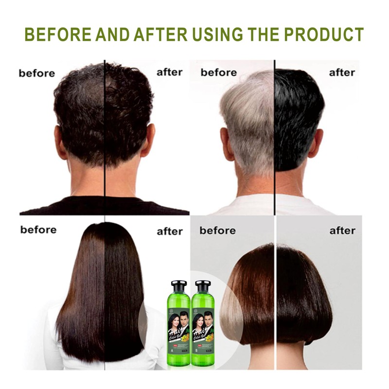 GR Gharat Black Hair Colour Gel - Natural Instant Hair