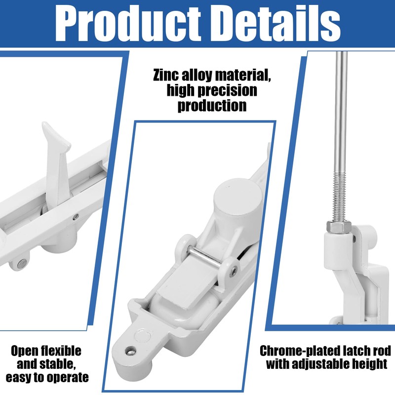 Blulu 2 Pcs Flush Mount Extension Bolt 17 Inch Stainless