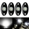Ampper 4 Pods LED Rock Lights, LED Neon Underglow Waterproof