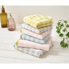 kosugizen Mini Bath Towel, Clair Checker, 19.7 x 39.4 inches