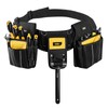 DELI 22 Pocket Black and Yellow Heavy Duty Tool Belt