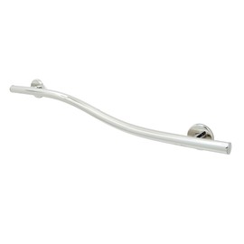 Decorative Grab Bar for Shower Bathtub - Stair Bed Toilet Home / Stand Assist & Safety Handrail / 304 Stainless Steel / Right / Polished Chrome / 36"