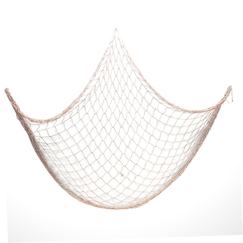 GRIRIW Mediterranean Decorative Fishing Net Wall Hanging Cotton Ideal for