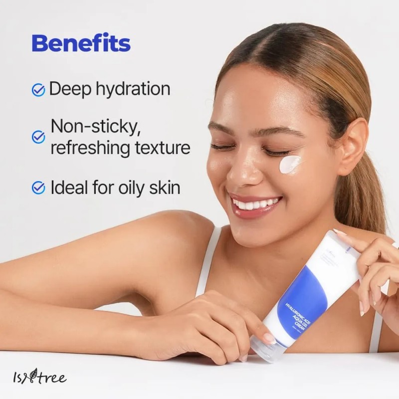 Crema De Gel Aqua Ácido Hialurónico 100 Ml Hidratante Piel