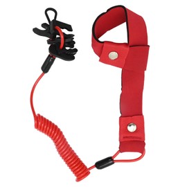 Zreneyfex Universal Boat Engine Safety Kill Stop Switch with 7 Keys and Lanyard, Emergency Engine Kill Stop Switch Replacement for Yamaha Replacement for Mercury Outboard Motors