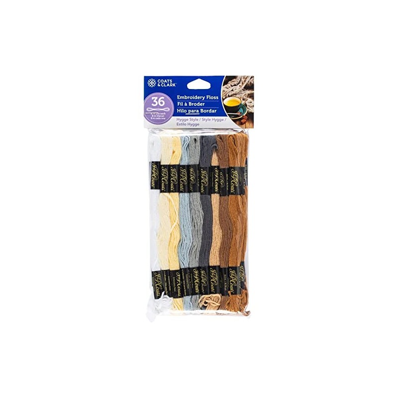 Coats & Clark 6-Strand Embroidery Floss Value 36 Pack -