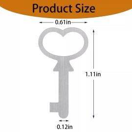 Rsoise Cedar Box Key Replacement, for Lane Mini Keepsake, Boxes Key, Lock Metal 2PC