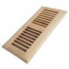 Homewell 4 Pcs Pack White Oak Wood Floor Register, Drop