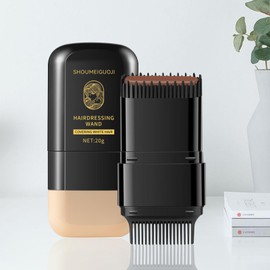 Hair Dye Comb, Temporary Hair Dye Pens, Hair Chalk for Men and Women, Temporary Hair Dye Pen Brush with Integrated Repair Comb, Roots Colour, Grey Hair Cover, Hairline Concealing