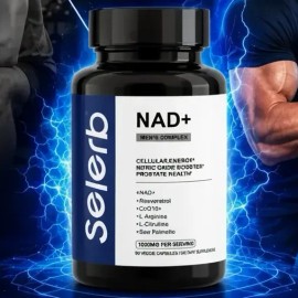 Nad+ Cápsulas Con Resveratrol Coq10 1000 Mg Suplemento