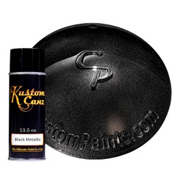 Kustom Canz Base Metallic Black - Aerosol Can