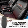 Muslogy Center Console Armrest Cover Compatible with Nissan Kicks S