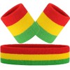 Hatstar 3-Piece Sweatband Set, Sweatbands for Wrist and Head, Headband