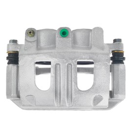 Detroit Axle - Front Right Brake Caliper for 2005 Chevy Equinox, 2002 2003 Saturn Vue, Passenger Side Disc Brake Caliper with Bracket Replacement