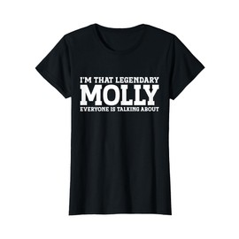 Molly Personal Name Women Girl Funny Molly T-Shirt